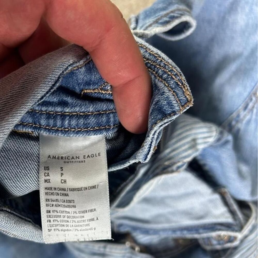 American-eagle Women's Blue Dungarees-overalls - Picture 7 of 8